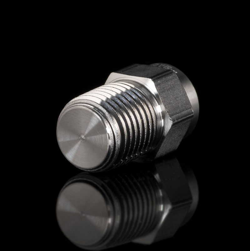 Заглушка из нержавеющей стали с наружной резьбой 1/4