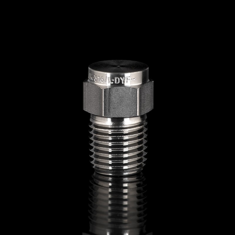 Заглушка из нержавеющей стали с наружной резьбой 1/4